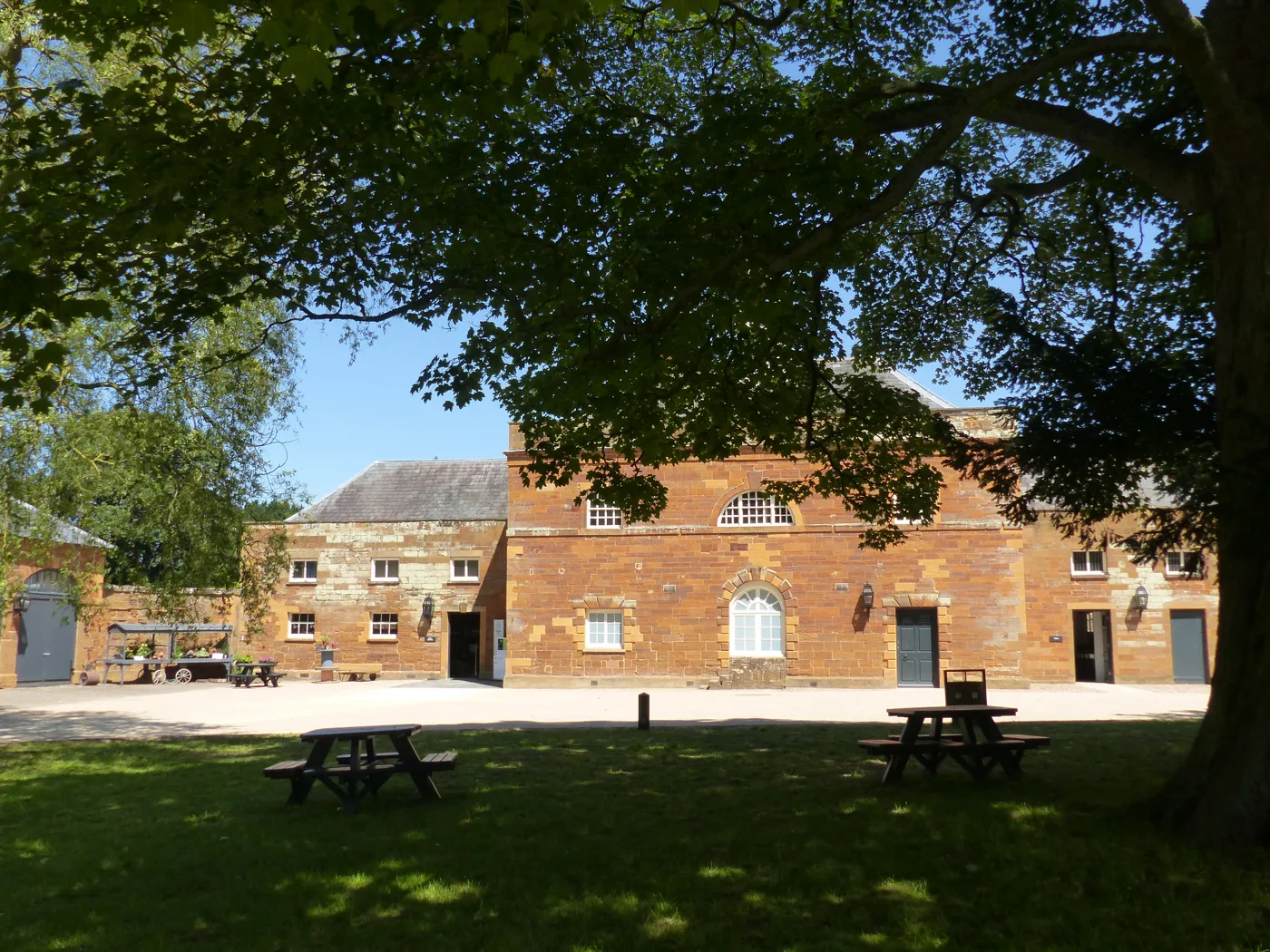 Delapré Abbey, seen from the picnic area